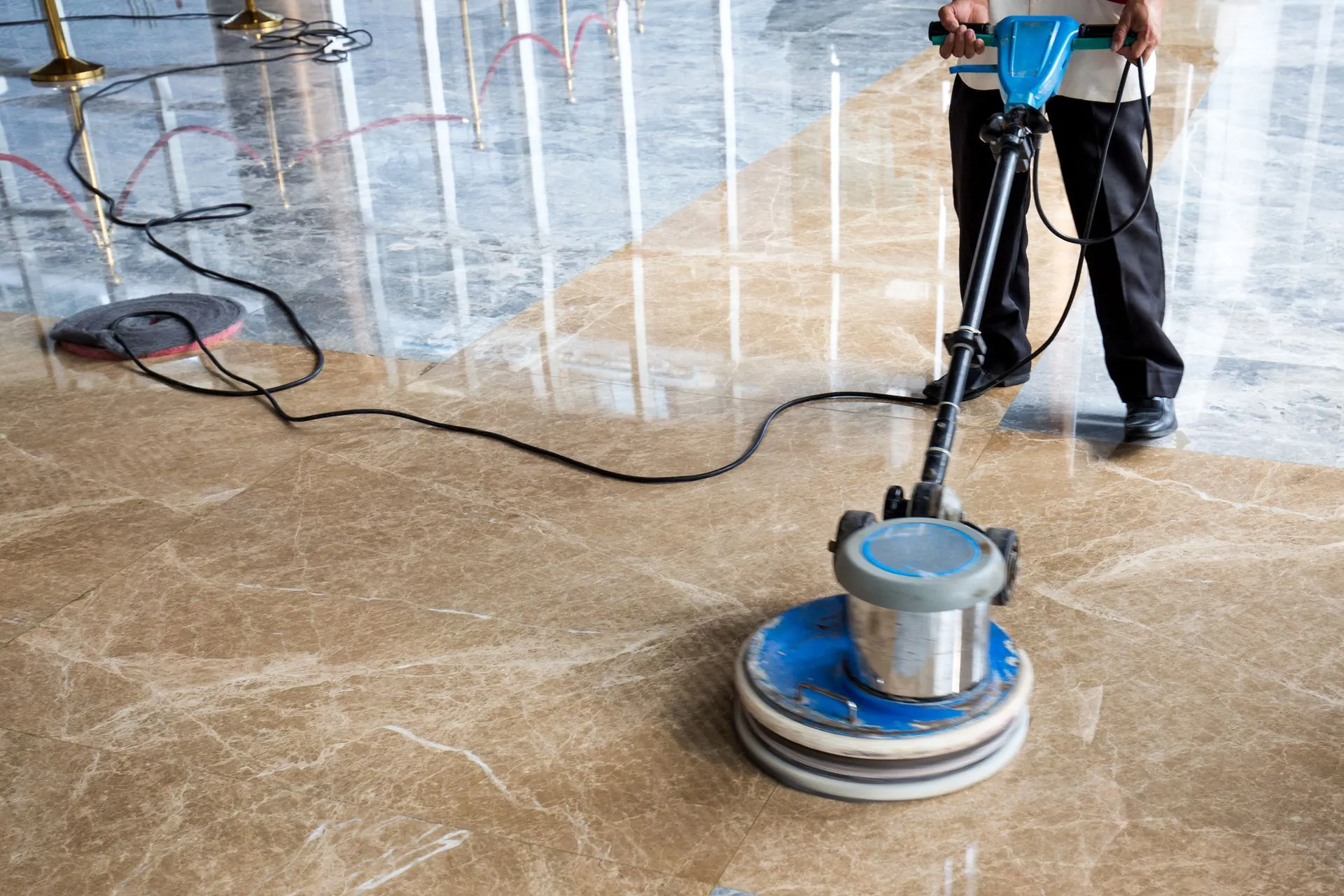 professional tile buffing